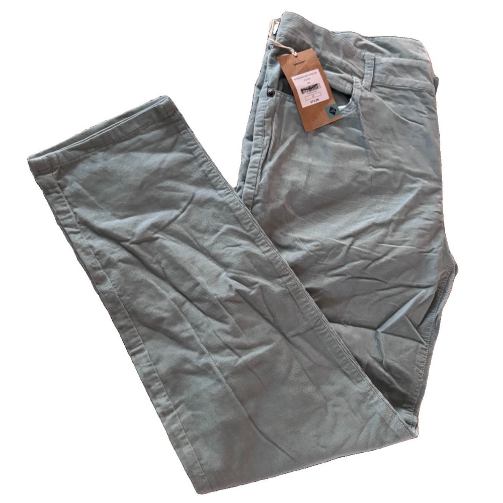 Sperry Womens Bottom Microcord 5-Pocket Corduroy Pants 28 Light Blue 34x28